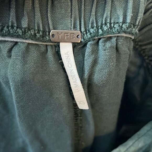 YFB Young Fabulous & Broke size XS linen blend cropped pants - Picture 3 of 4